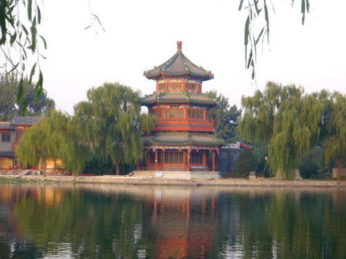 Pagoda on the Back Sea.